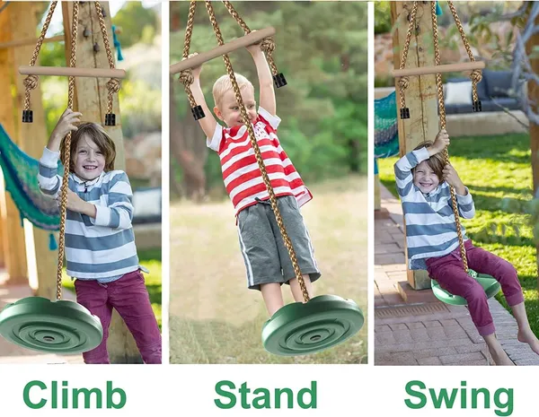 Green_Disc_Swing_For_Kids,_Swing_Set_Accessories,_Height_Adjustable_Gym_Monkey_Bars,_Tree_Swing_For_Backyard