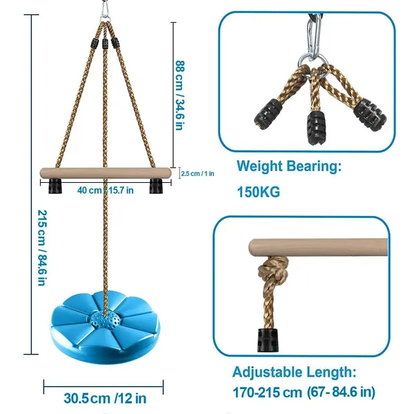 Blue_Disc_Swing_For_Kids,_Swing_Set_Accessories,_Height_Adjustable_Gym_Monkey_Bars,_Tree_Swing_For_Backyard