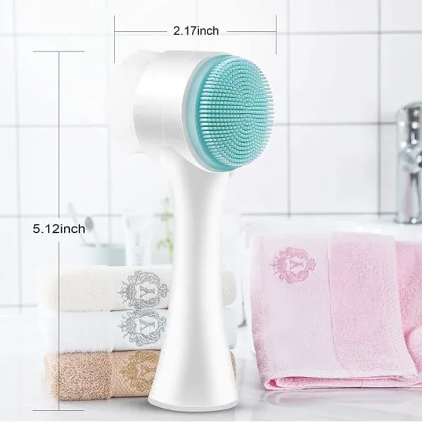 White_Foam_Facial_Cleaning_Brush_Double_Sided_Deep_Pore_Cleaning_Manual_2-In-1_Face_Cleansing_Exfoliating_Brush_Facial_Wash_Massage_Soft_Silicone_Scrubber