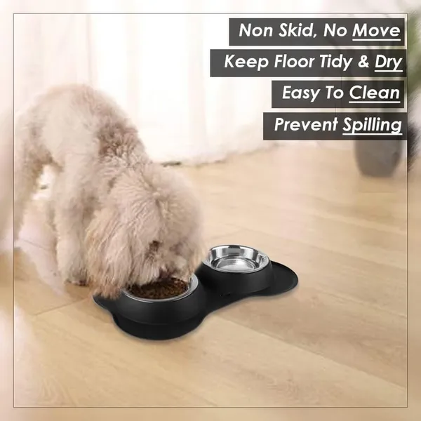 Black_Stainless_Steel_Dog_Pet_Feeding_Bowl_Stainless_Steel_Pet_Bowl_Combo_With_Non-Slip_Silicone_Base_|_Double_Feeding_Bowl_Combo_For_Providing_Food_And_Water_To_Beloved_Dog,_Puppies_&_Cats