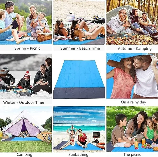 Blue_Plastic_Sandproof_Beach_Polyester_Blanket_-_83"X_79"Emergency_Beach_Blanket_Oversized_Fits_For_4-7_Adults,_Large_Waterproof_Beach_Mat,_Lightweight_Outdoor_Mat_For_Travel,_Camping,_Hiking