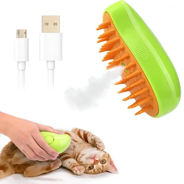 Multicolor_Silicone,_Plastic_Electric_Pet_Steam_Hair_Brush,_Bath-Free_Pet_Hair_Cleaning_Brush_Grooming_Brush_With_Rotatable_Handle_2_In_1_Steam_Massage_Brush_Pet_Hair_Brush_Remove_Mat_Shedding