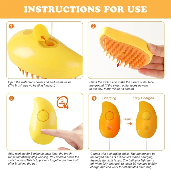 Multicolor_Silicone,_Plastic_Electric_Pet_Steam_Hair_Brush,_Bath-Free_Pet_Hair_Cleaning_Brush_Grooming_Brush_With_Rotatable_Handle_2_In_1_Steam_Massage_Brush_Pet_Hair_Brush_Remove_Mat_Shedding