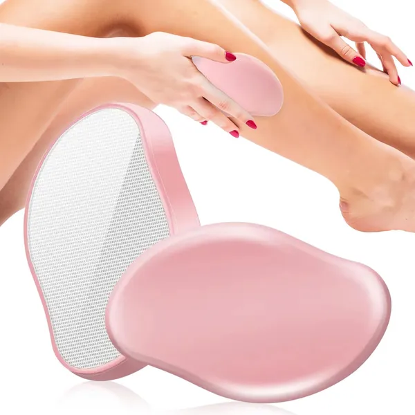 Pink_Crystal_Glass_&_Metal_Crystal_Unisex_Hair_Remover_,_Reusable_Eraser_Device_Magic_Hair_Removal_Tool,_Back_Arms_Legs,_Nano_Glass_Technology_Stone_Smooth_Skin_Crystal_Painless_Hair_Removal_Stone