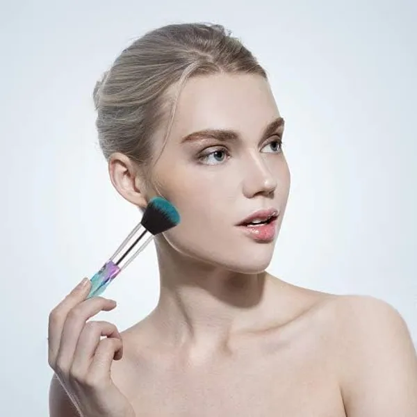 Multicolor_Acrylic_Makeup_Brushes_Crystal_Handle,_Make_Up_Brush_10Pcs_Professional_Diamond_Cosmetic_Brush_Set_For_Kabuki_Concealer_Face_Powder_Eye_Shadow_Highlight_Blue_Unicorn_Brush_Kit_For_Make_Up