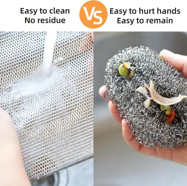 Silver_Microfiber_Heavy_Duty_Non-Scratch_Dish_Scrubbers_For_Cleaning_Dishes_&_Sinks,_Pots,_Pans_(4Pcs)