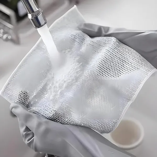 Silver_Microfiber_Heavy_Duty_Non-Scratch_Dish_Scrubbers_For_Cleaning_Dishes_&_Sinks,_Pots,_Pans_(4Pcs)