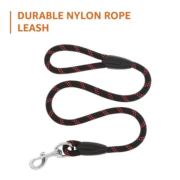 Black_Nylon_Heavy_Duty_Nylon_Dog_Leash_|_Anti_Slip_Padded_Handle_Long_Dog_Leash_|_Highly_Reflective_Leash_For_Dogs_|_Dog_Rope_For_Medium_&_Large_Dogs_|_Dog_Training_Leash