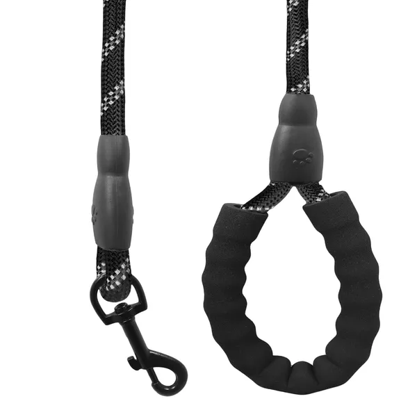 Black_Nylon_Heavy_Duty_Nylon_Dog_Leash_|_Anti_Slip_Padded_Handle_Long_Dog_Leash_|_Highly_Reflective_Leash_For_Dogs_|_Dog_Rope_For_Medium_&_Large_Dogs_|_Dog_Training_Leash