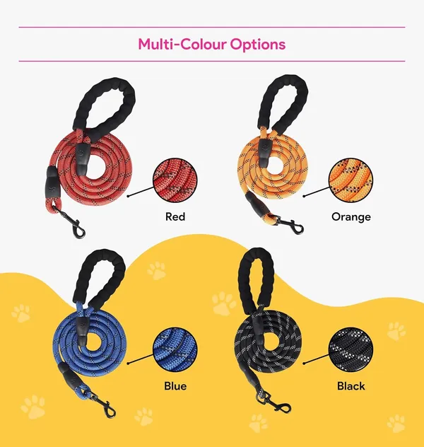Black_Nylon_Heavy_Duty_Nylon_Dog_Leash_|_Anti_Slip_Padded_Handle_Long_Dog_Leash_|_Highly_Reflective_Leash_For_Dogs_|_Dog_Rope_For_Medium_&_Large_Dogs_|_Dog_Training_Leash