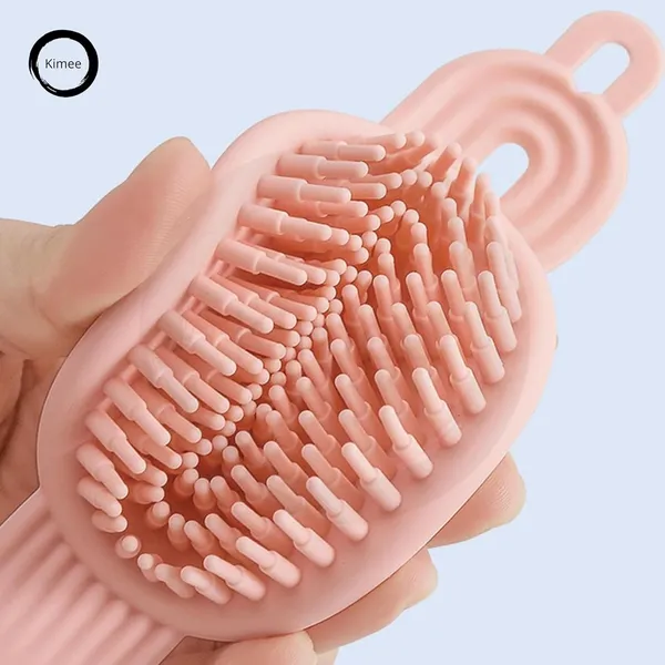 Pink_Silicone,_Recyclable_Plastic_2_In_1_Scalp_Massager_Shampoo_Brush,_Eco-Friendly_Wheat_Straw_Body_With_Soft_Silicon_Bristles,_Scalp_Exfoliator_Dandruff_Removal,_Prevents_Hair_Loss_For_Men_&_Women
