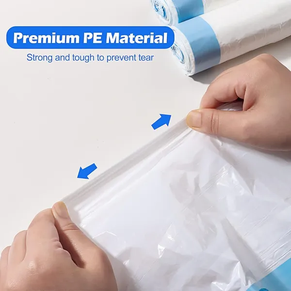 White_Plastic_Drawstring_Dustbin_Bag,_Biodegradable_Garbage_Bags_For_Dustabin,_Trash_Bag,_Medium_Kitchen_Bath_School_Bedroom_Car_Can_Office_Waste_Bin_Liners_-_75_Bags,_15_Bags_Per_Roll_Plastic