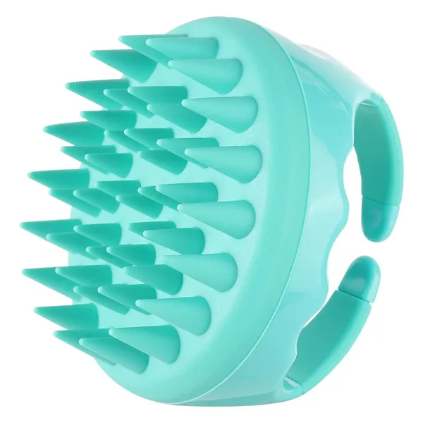 White_Silicone,_Recyclable_Plastic_Hair_Scalp_Massager_Shampoo_Hair_Brush_With_Soft_Silicone_Bristles_For_Anti_Dandruff,_Exfoliating_Care,_Scalp_Exfoliator_For_Men_&_Women_+_Satin_Hair_Scrunchy