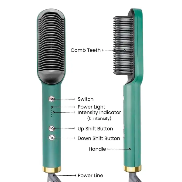 Dark_Green_Ceramic_Professional_Hair_Straightener_Comb,_5_Temperature_Ptc_Fast_Heating_Electric_Comb_Straightener_Brush_For_Women_And_Men,_Ceramic_Hair_Styler_Machine_With_Temporature_Setting