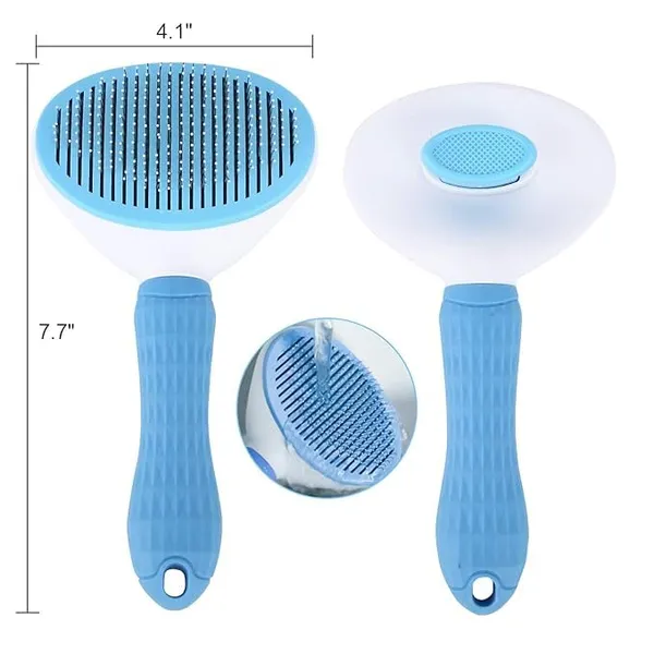 Blue_&_White_Metal_Self_Cleaning_Slicker_Brush,_Pet_Grooming_Shedding_Brush_For_Dogs_And_Cats_-_Easy_To_Remove_Loose_Undercoat,_Pet_Massaging_Tool_Suitable_For_Pets_With_Long_Or_Short_Hair