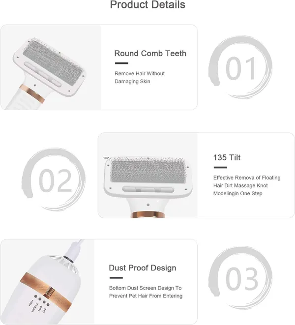 White_Metal_Pet_Hair_Dryer,_2_In_1_Pet_Grooming_Hair_Dryer_With_Slicker_Brush,_Home_Dog_Hair_Dryer_With_Adjustable_Temperatures_Settings,_For_Small_And_Medium_Dogs_And_Cats