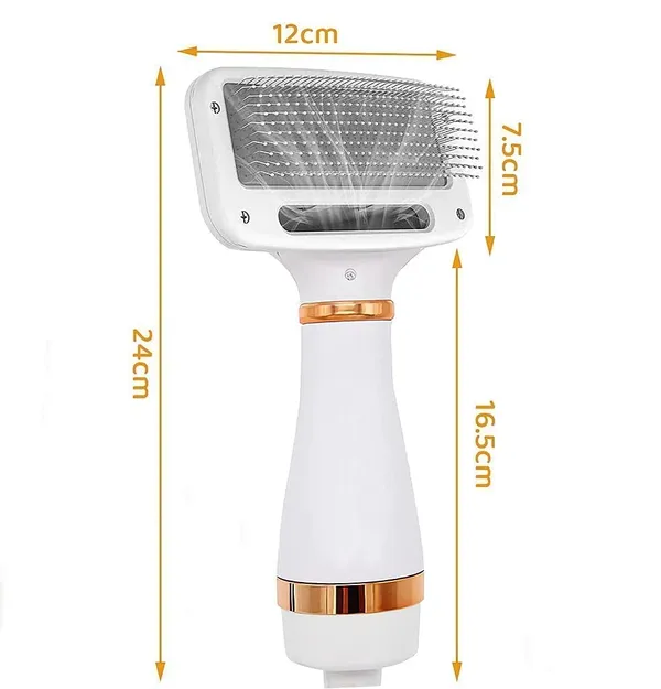 White_Metal_Pet_Hair_Dryer,_2_In_1_Pet_Grooming_Hair_Dryer_With_Slicker_Brush,_Home_Dog_Hair_Dryer_With_Adjustable_Temperatures_Settings,_For_Small_And_Medium_Dogs_And_Cats