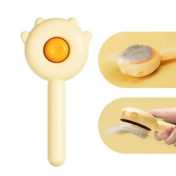 Multicolor_Self_Cleaning_Slicker_Brush,_Pet_Grooming_Shedding_Brush_For_Dogs_And_Cats_-_Easy_To_Remove_Loose_Undercoat,_Pet_Massaging_Tool_Suitable_For_Pets_With_Long_Or_Short_Hair