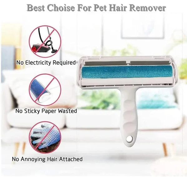 White_Nylon_Pet_Hair_Remover_-_Best_Dog_Accessories_For_Puppy_-_Lint_Roller_-_Remove_Dog,_Cat_Fur_From_Furniture,_Carpets,_Bedding_Clothing
