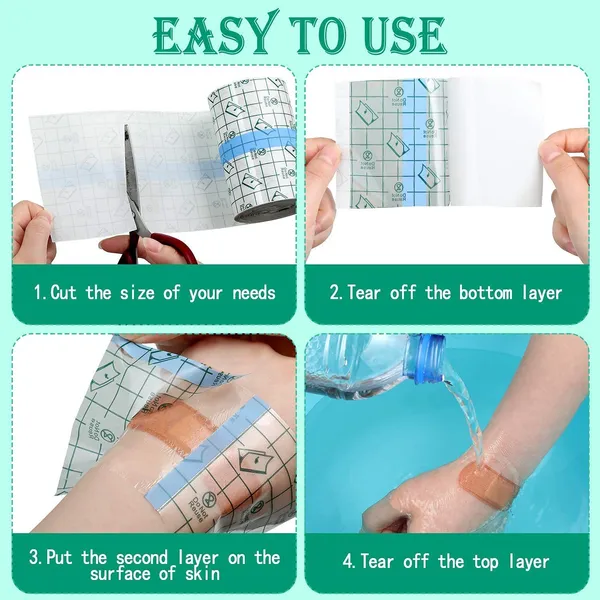 Transparent_Polyurethane_Stretch_Adhesive_Bandage_Waterproof_Bandage_Clear_Adhesive_Bandages_Dressing_Tape_For_Tattoos_Bandage_Second_Skin_Healing_Protection_Supplies