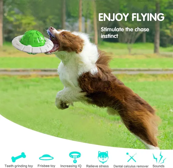 Green_Natural_Rubber_Natural_Latex_Rubber_Squeaky_Ball_Dog_Toy,_Flying_Disc_With_Whistle_(Ufo_Ball)_Durable,_Fetch_&_Chew_Safe_Pet_Toy_|_Reduce_Separation_Anxiety_,_Medium_To_Large_Dogs