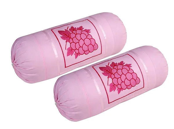 Set_Of_2_Piece_Pink_Bolster_Cover_With_Beautiful_Grapes_Embroidery