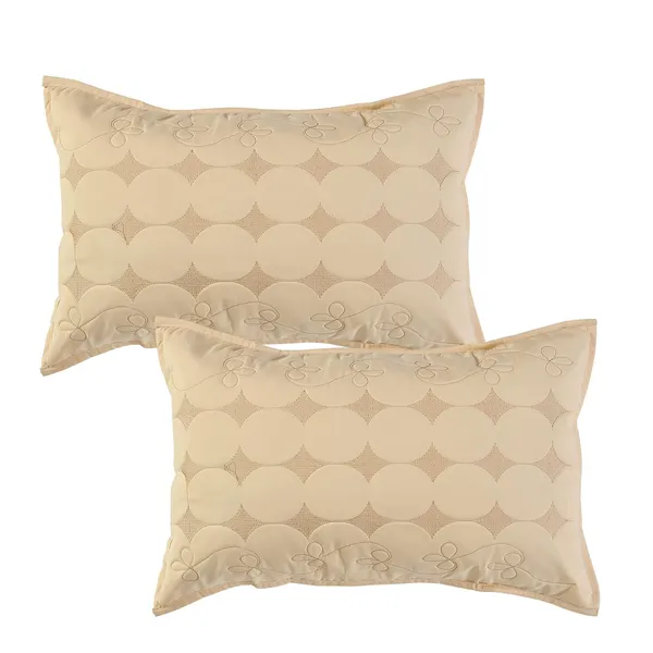 Set_Of_2_Piece__Cream_Embroidery_Pillow_Covers_Zipper_(_70*45_cm_)