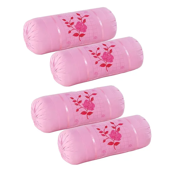 Set_Of_2_Piece_Pink_Piece_Cotton_Bolster_Cover__Beautiful_Rose_Embroidery_4Piece