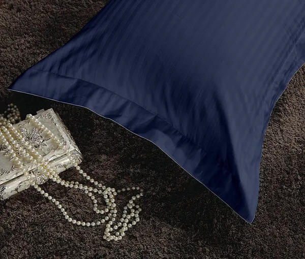 Set_Of_4__Grey_Navyblue_Plain_Solid_Pillow_Covers_King_Size_Greynavy_(_70*45_cm_)