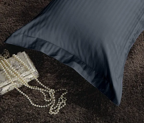 Set_Of_4__Grey_Navyblue_Plain_Solid_Pillow_Covers_King_Size_Greynavy_(_70*45_cm_)