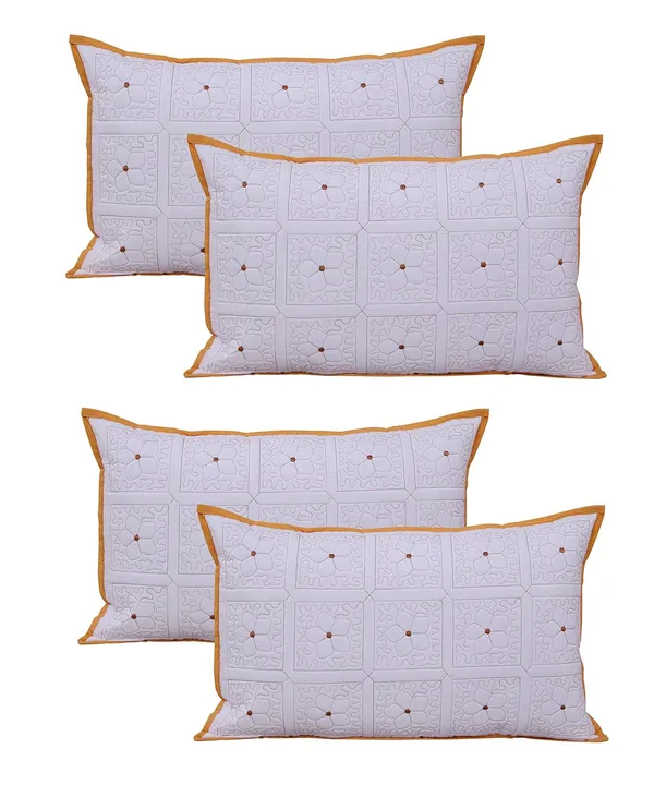 Set_Of_4_White_Blue_Koold_Embroided_Cotton_Pillow_Covers__(_70*45_cm_)