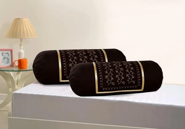 Pack_Of_2_Piece_Brown_Coffee_Cotton_Bale_Embroidery_Bolsters_Covers