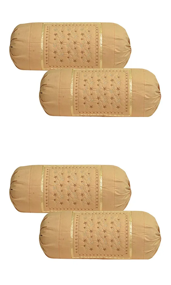 Pack_Of_4_Beige_Embroidered_Cotton_Bolsters_Cover