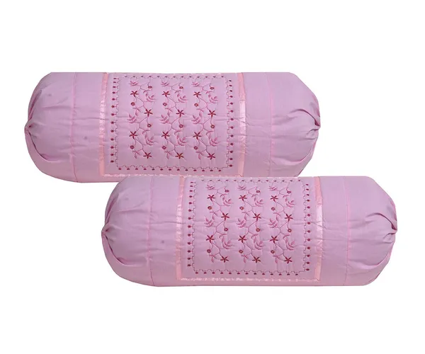 Pack_Of_4_Pink_Embroidered_Cotton_Bolsters_Cover