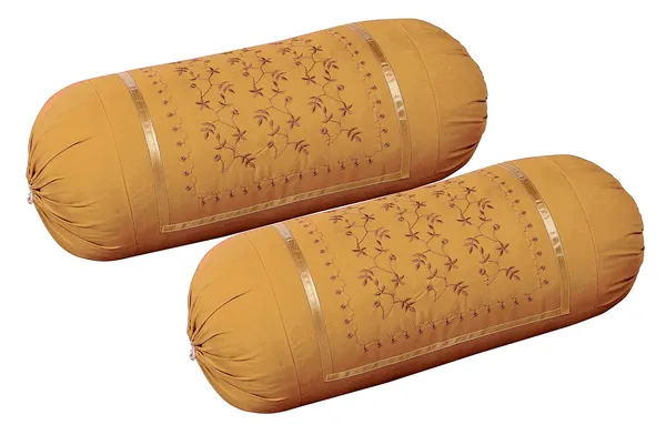 Pack_Of_2_Piece_Beige_Cotton_Bale_Embroidery_Bolsters_Covers