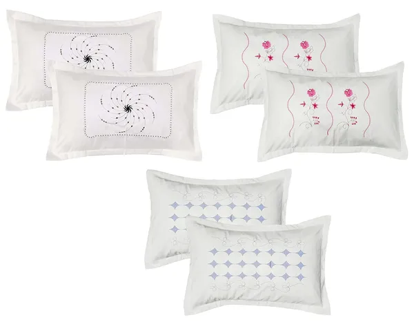 Set_Of_6_White_Envelope_Luxury_Embroidery_Cotton_Pillow_Covers__Envelope_(_70*45_cm_)