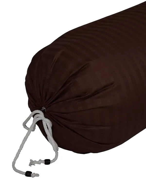 Set_Of_2_Piece_Maroon_Cotton_Bolster_Cover__Satin_Stripes