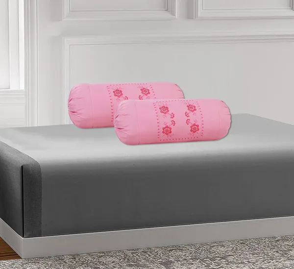 Pink_Bolster_Cover_With_Beautiful_Flower_Embroidery