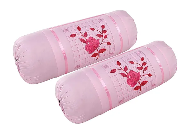 Pack_Of_2_Pink_Embroidered_Cotton_Bolsters_Cover