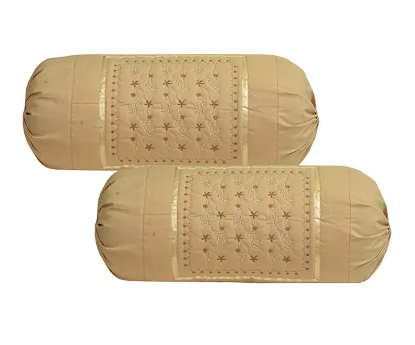 Pack_Of_4__Beige_Cotton_Embroidered_Bolsters_Cover