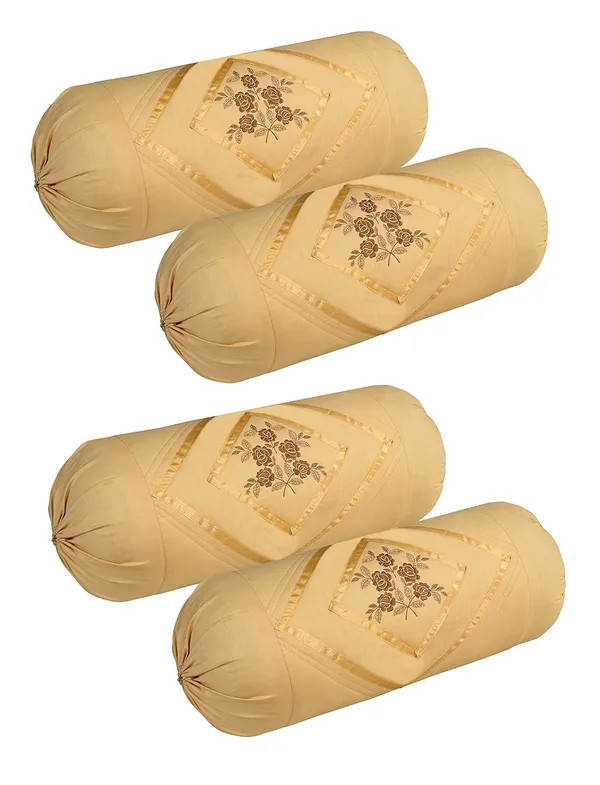 Pack_Of_4,_Beige_Embroidered_Cotton_Bolsters_Cover