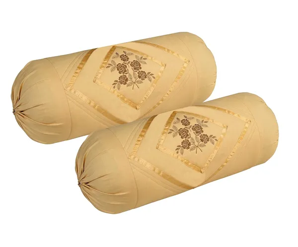 Pack_Of_4,_Beige_Embroidered_Cotton_Bolsters_Cover