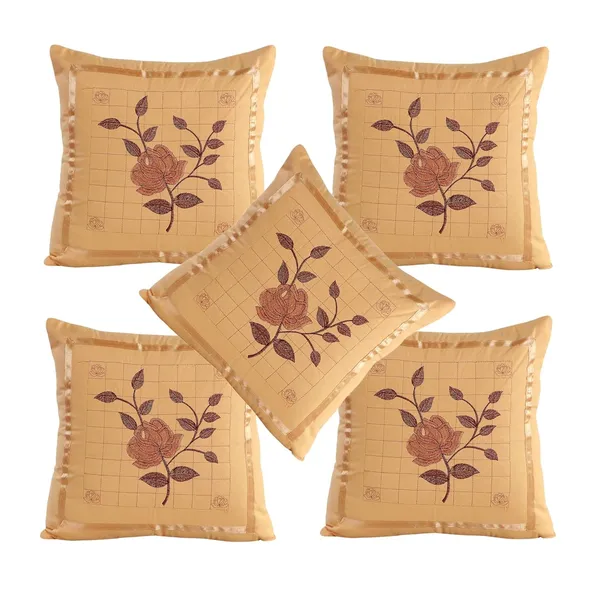 Set_Of_5_Piece_Beige__Decorative_Embroidery_Work_Cushion_Covers