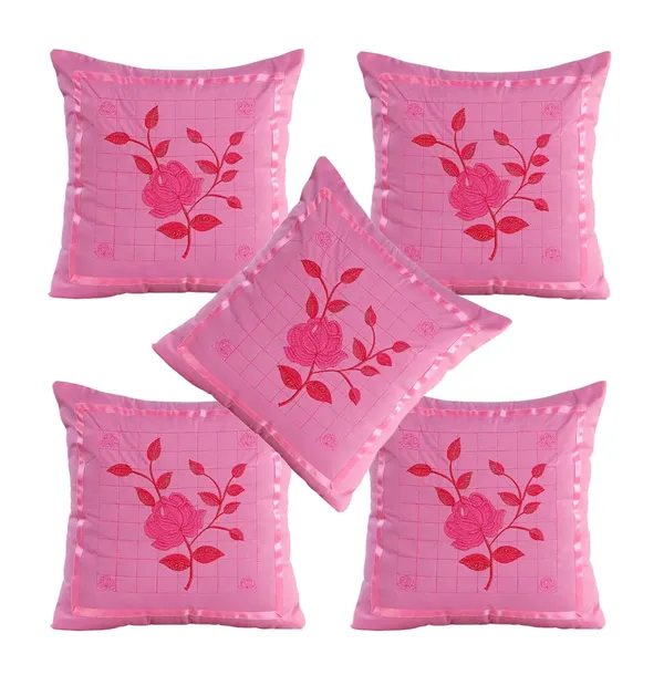 Set_Of_5_Piece_Pink__Decorative_Embroidery_Work_Cushion_Covers