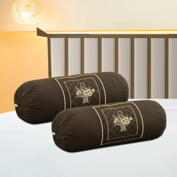 Set_Of_8_Piece_Brown_Microfiber_Emboided_Diwan__Dark