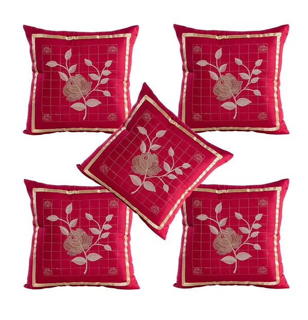 Set_8_Pcs_Maroon_Designer_Embroidered_Cotton_Diwan_,_Standard,_Pillow_Cover_(_70*45_cm_)