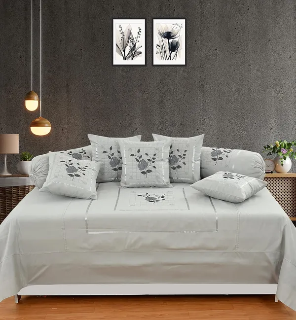 Set_of__8Pcs_Light_Grey_Designer_Embroided_Cotton_Diwan_Set