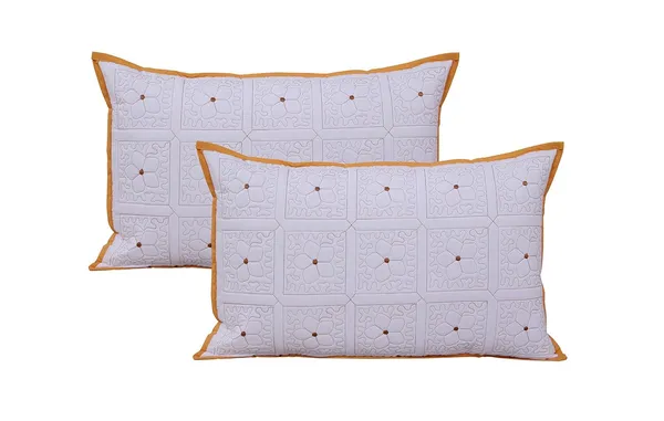 Set_Of_4_Piece_White_Beige_Embroided_Cotton_Pillow_Covers__(_70*45_cm_)