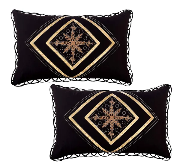 Coffee_Luxurious_Embroidered_Cotton_Pillow_Covers_Of_Standard_Size__(_70*45_cm_)