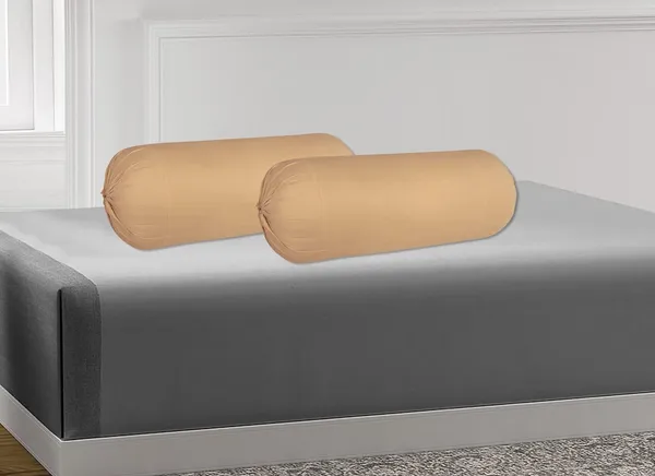 Set_Of_2_Beige_Plain_Cotton_Bolsters_Cover